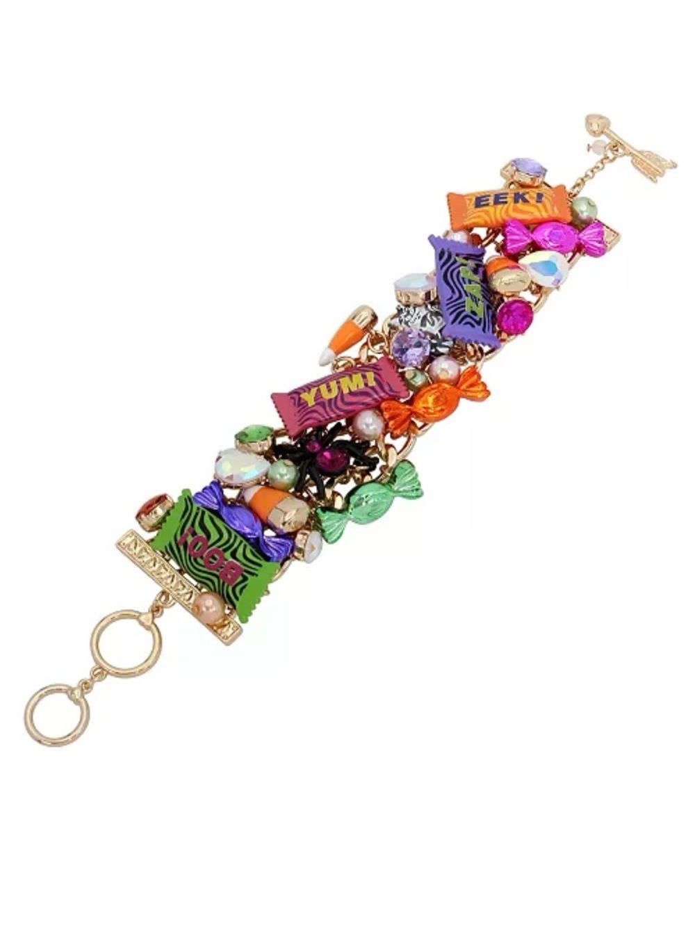 Betsey Johnson Faux Stone Candy Statement Bracelet